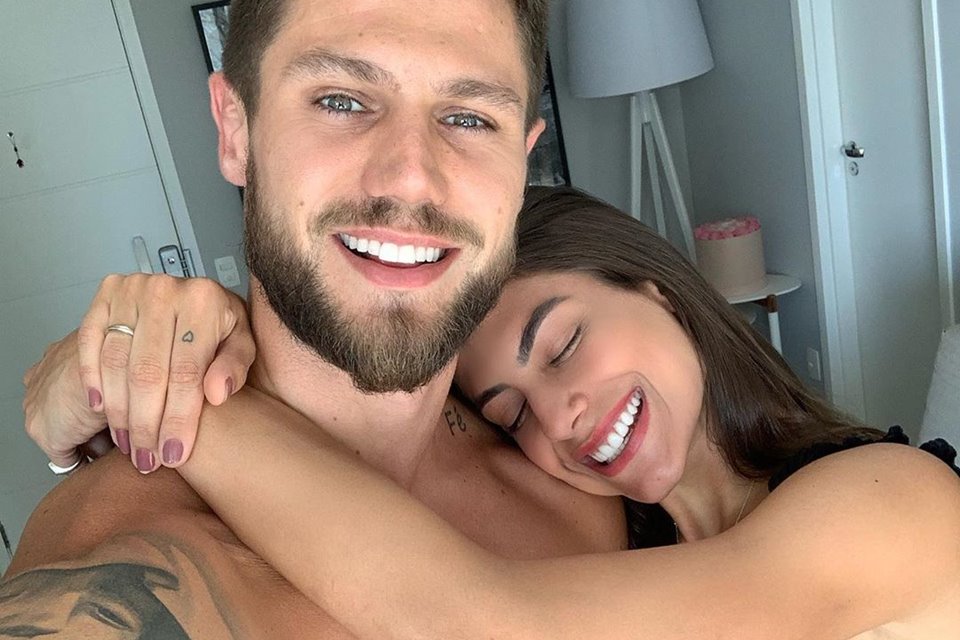 Foto colorida de Jonas e Mari