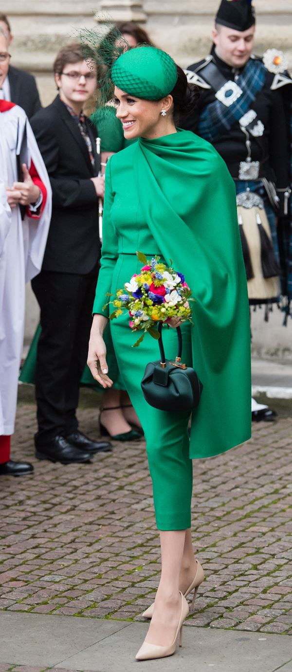 Meghan Markle de vestido verde