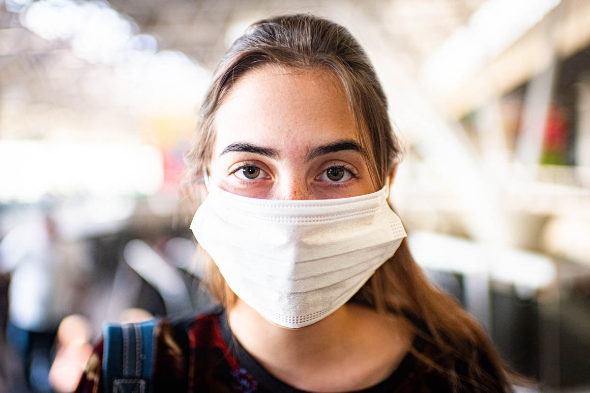 Mascara respiratória para proteção do coronavírus