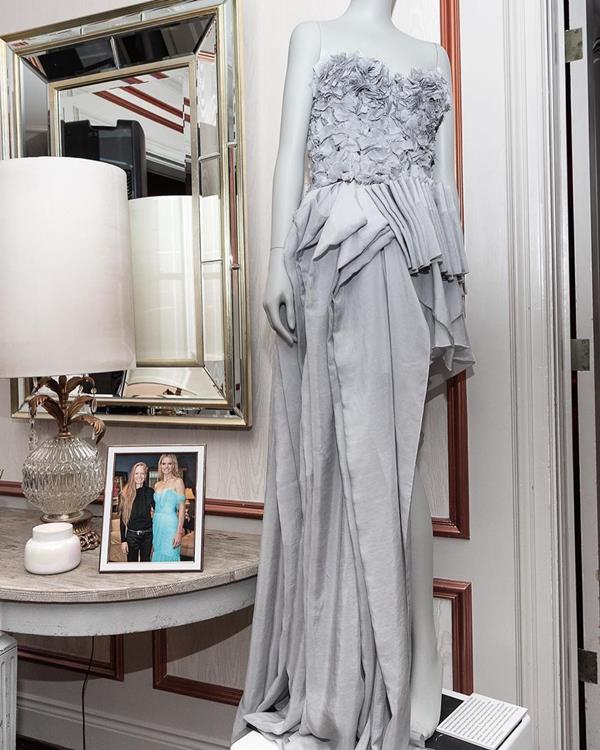 Vestido Laura Basci usado por Elena Andreicheva no Oscar 2020