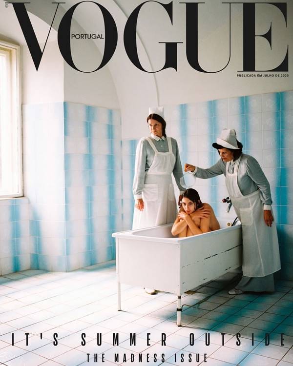 Capa removida da Vogue Portugal de junho/agosto de 2020