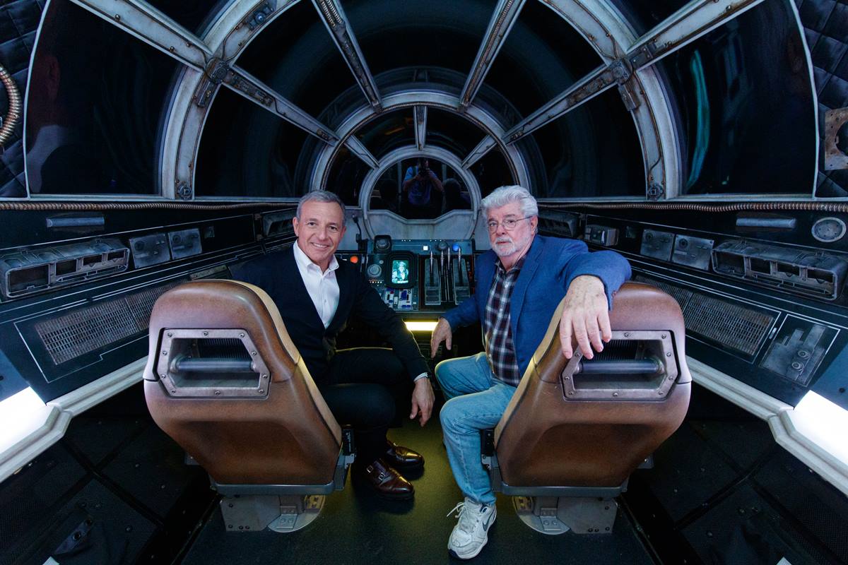 Bob Iger e George Lucas