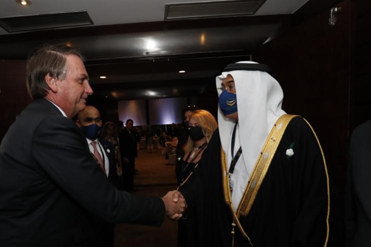 Presidente Bolsonaro e o príncipe do Bahrein