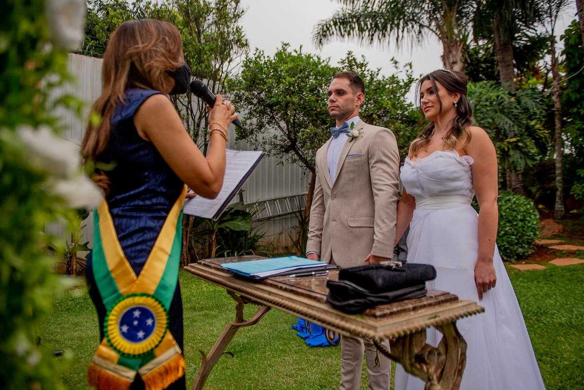 Brasília (DF), 28/12/2020. Casamento e Isabela de Paula e João Paulo Menezes. Foto: Jacqueline Lisboa/Especial Metrópoles