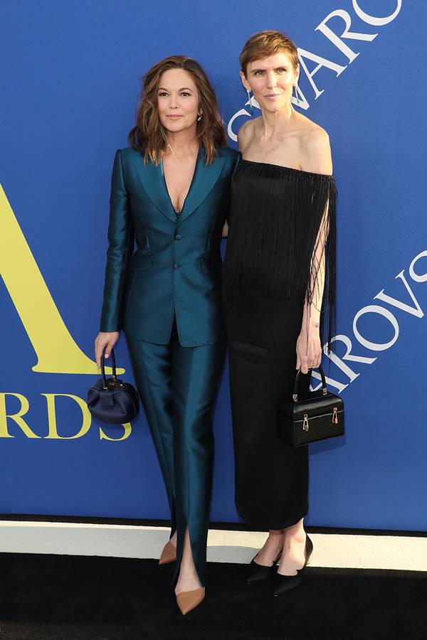Diane Lane e Gabriela Hearst no CFDA Fashion Awards 2018