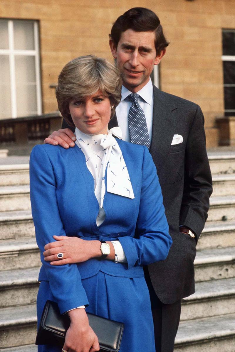 Príncipe Charles com princesa Diana