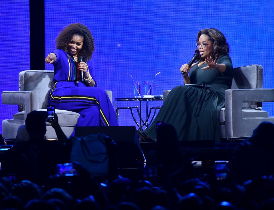 Oprah entrevistando Michelle Obama