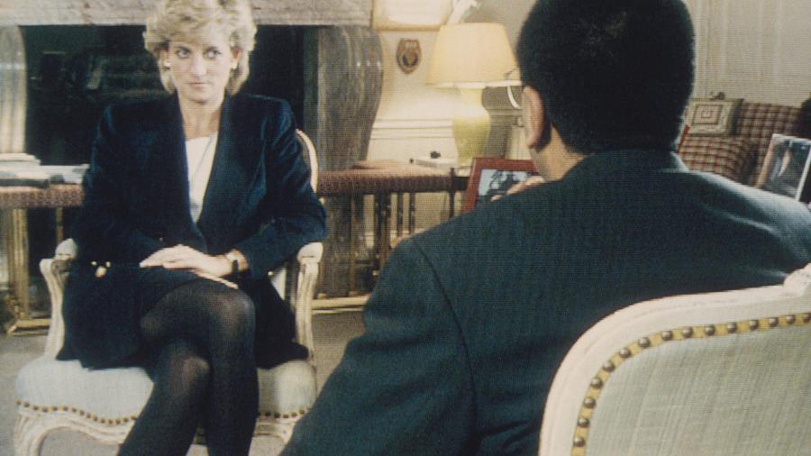 Diana em entrevista polêmica para a a BBC