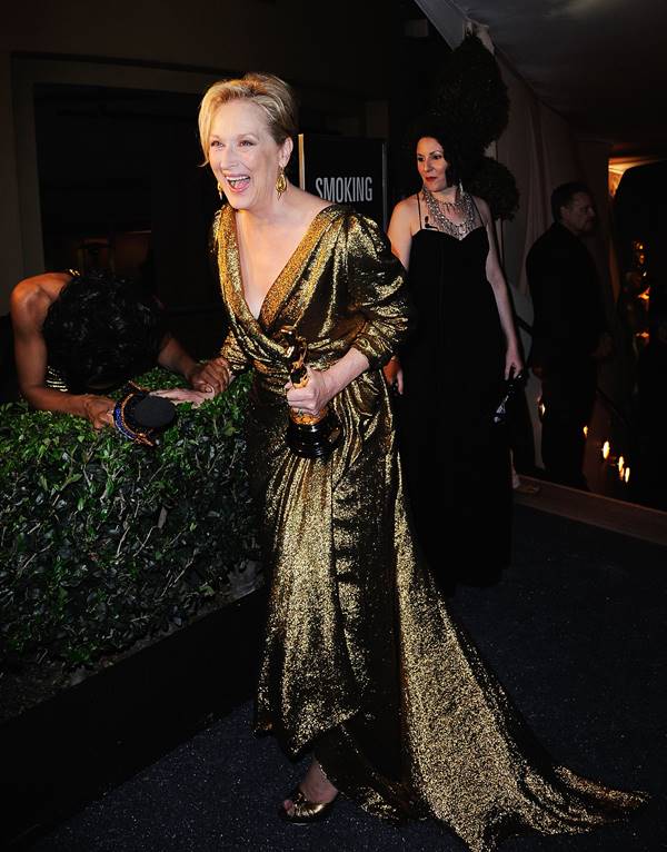 Meryl Streep vestindo Lanvin no Oscar de 2012