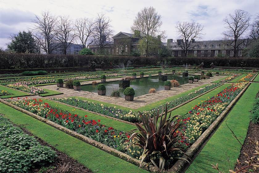 Jardim Afundado, no Palácio de Kensington