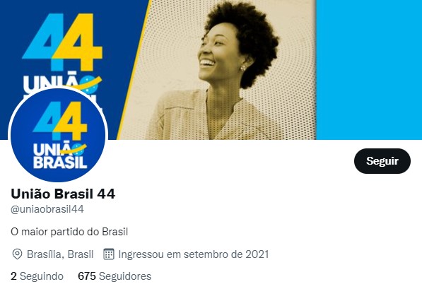 Twitter do União Brasil 