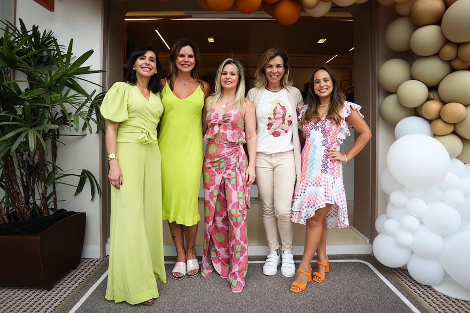 Cleucy Oliveira, Claudia Salomão, Tatiana Bertozzo, Cristiane Constantino e Carolina Bertozzo