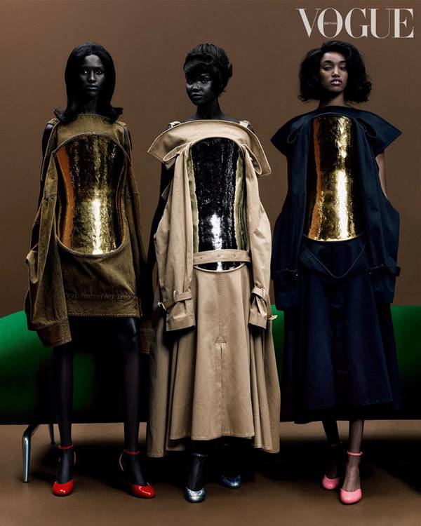 Modelos africanas na Vogue britânica