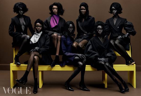 Modelos africanas na Vogue britânica