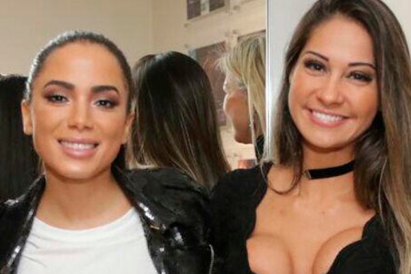 Fotografia colorida de Maíra e Anitta