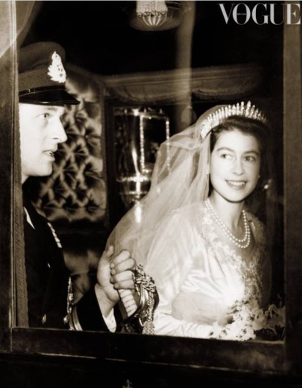 Princesa Elizabeth e o Duque de Edimburgo em 1947