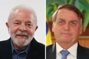 Montagem colorida com imagens de Lula e Bolsonaro datafolha filiação - Metrópoles