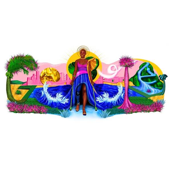 Doodle da página inicial do Google homenageia com desenho Mama Cax, ativista negra que foi modelo e defensora dos direitos das pessoas com deficiência - Metrópoles