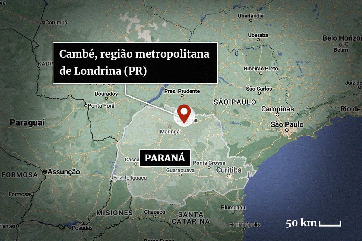 Onde fica mapa Cambé Paraná - Metrópoles