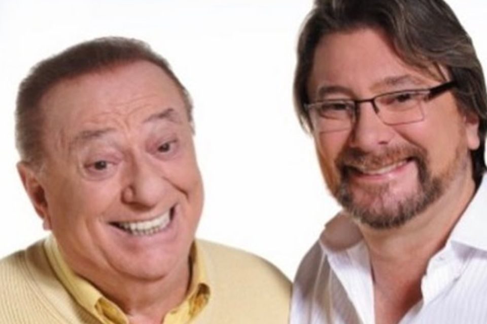 Foto colorida Raul Gil e Raul Gil Junior - Metrópoles