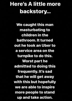 Imagem de story de Instagram de Andre Petroski contendo texto falando sobre caso de importunador sexual que encontrou- Metrópoles