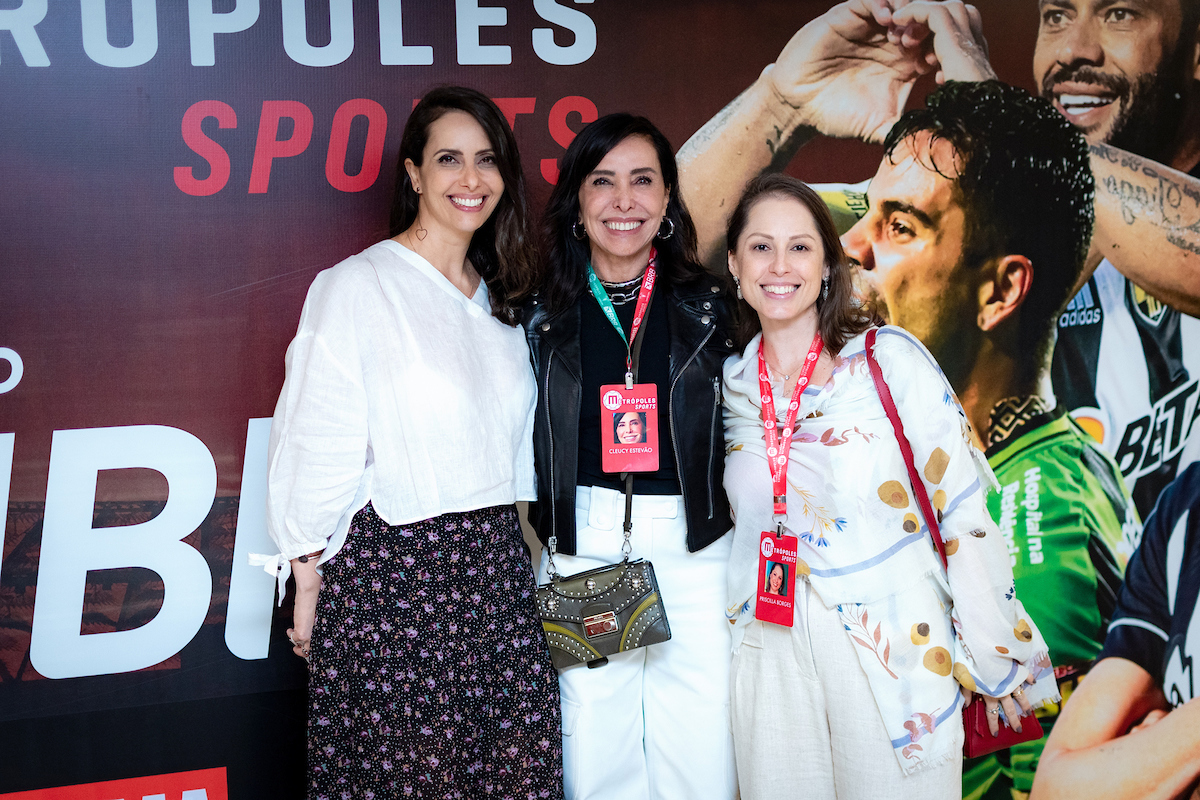 Lilian Tahan, Cleucy Estevão e Priscila Borges