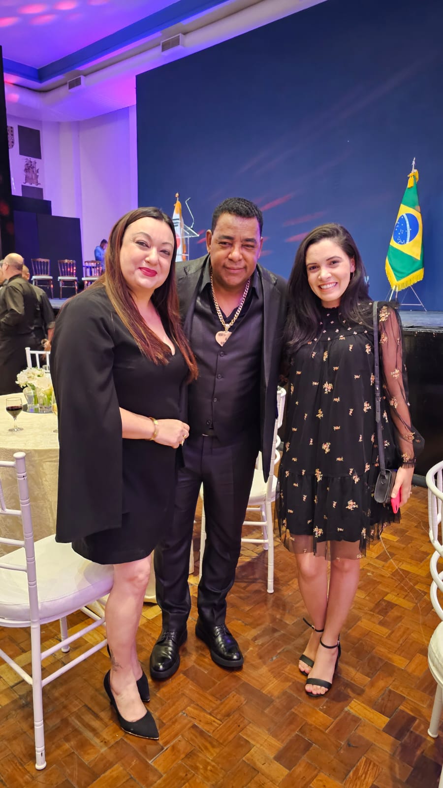 Fabiana Ceyhan, Luiz Carlos e Tainá Ferreira