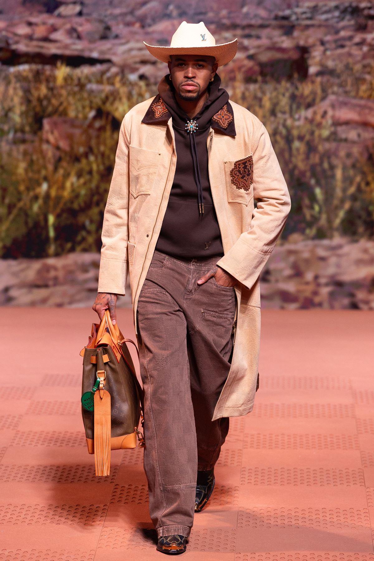 Louis Vuitton moda masculina faroeste - metrópoles