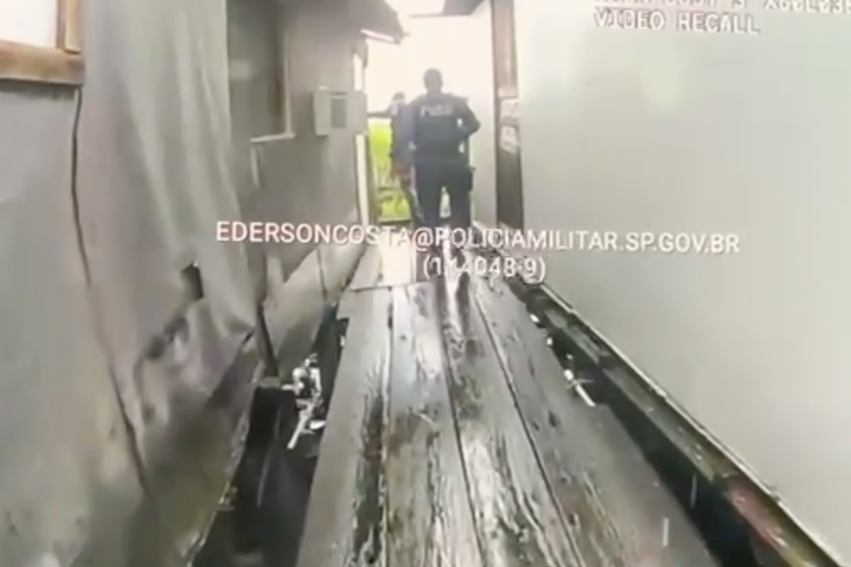 imagem da câmera corporal policial militar de São Paulo Samuel Wesley Cosmo assassinado em SP - Metrópoles