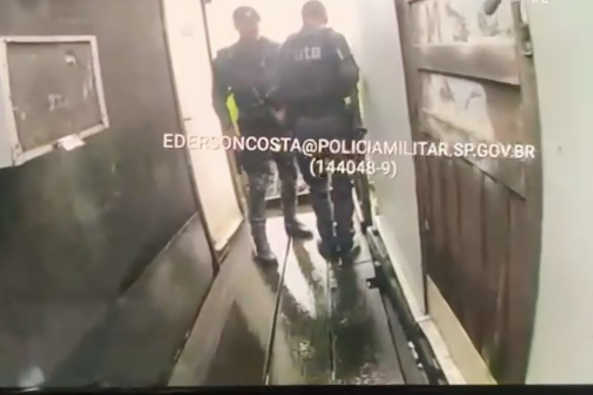 imagem da câmera corporal policial militar de São Paulo Samuel Wesley Cosmo assassinado em SP - Metrópoles