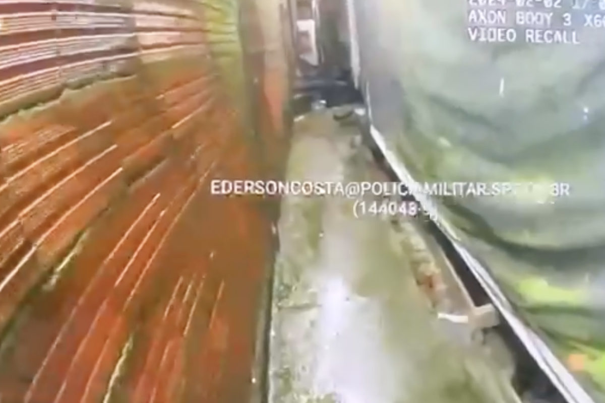 imagem da câmera corporal policial militar de São Paulo Samuel Wesley Cosmo assassinado em SP - Metrópoles