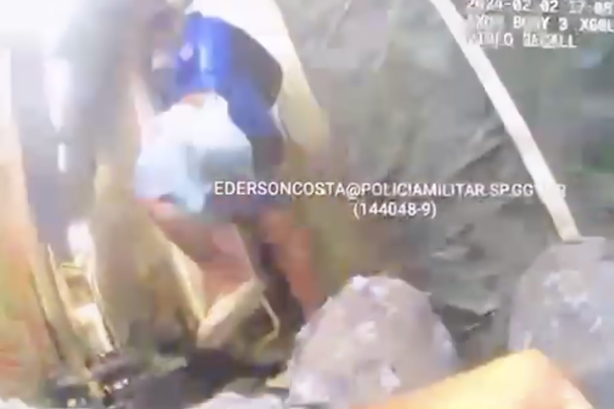 imagem da câmera corporal policial militar de São Paulo Samuel Wesley Cosmo assassinado em SP - Metrópoles