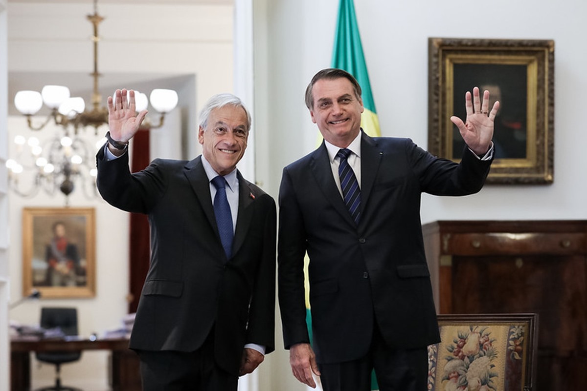 Piñera, expresidente de Chile, se reunió con Bolsonaro en 2019