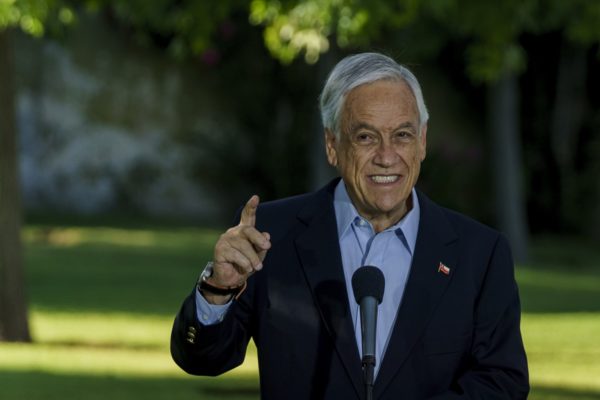 Foto colorida de Sebastián Piñera, ex-presidente do Chile - Metrópoles