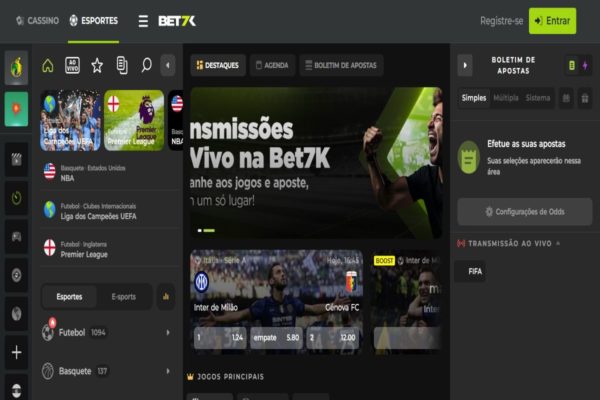 Código de cupom Bet7k dá acesso a muitos esportes para apostar - APOSTAS