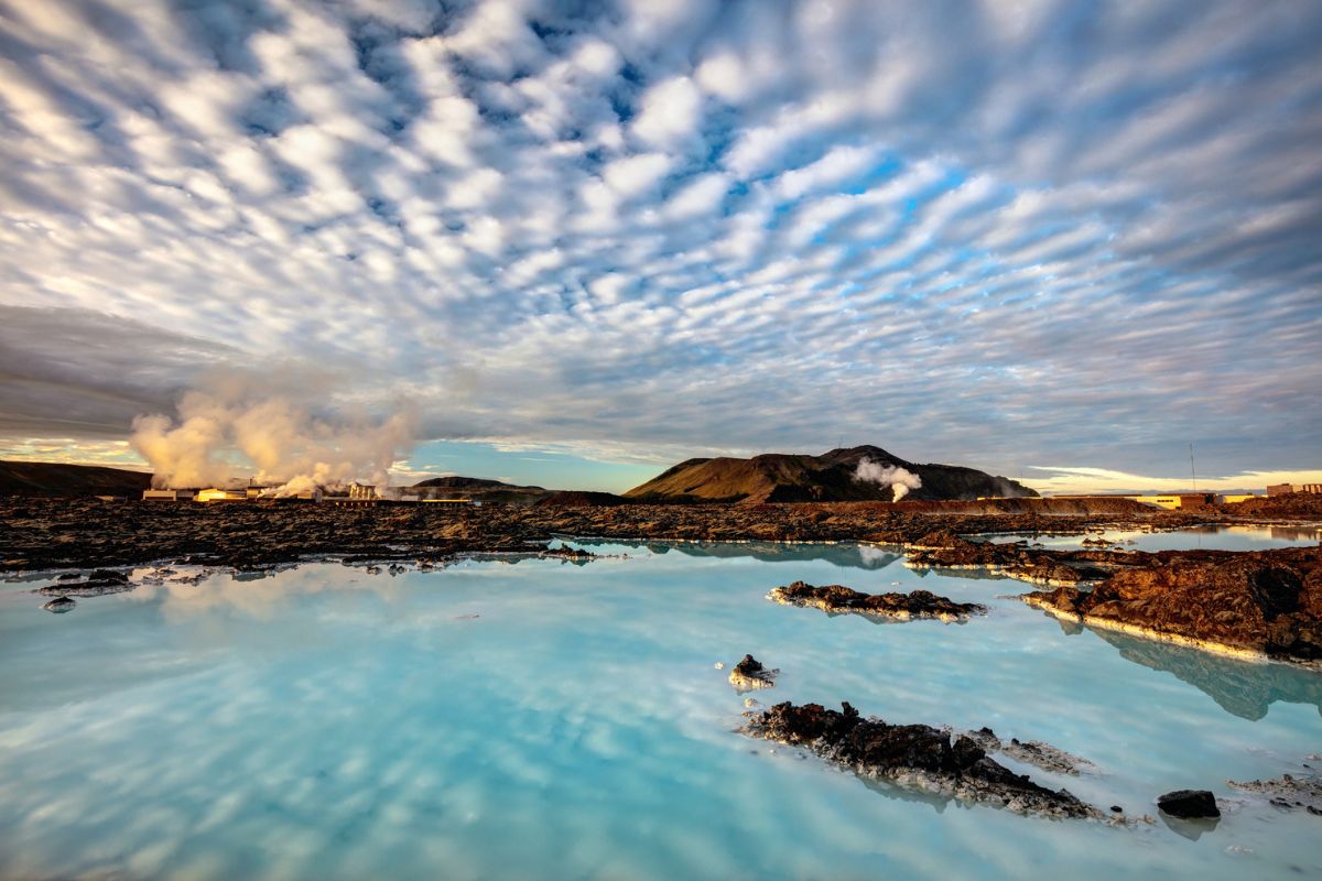 Lagoa Azul na Islândia