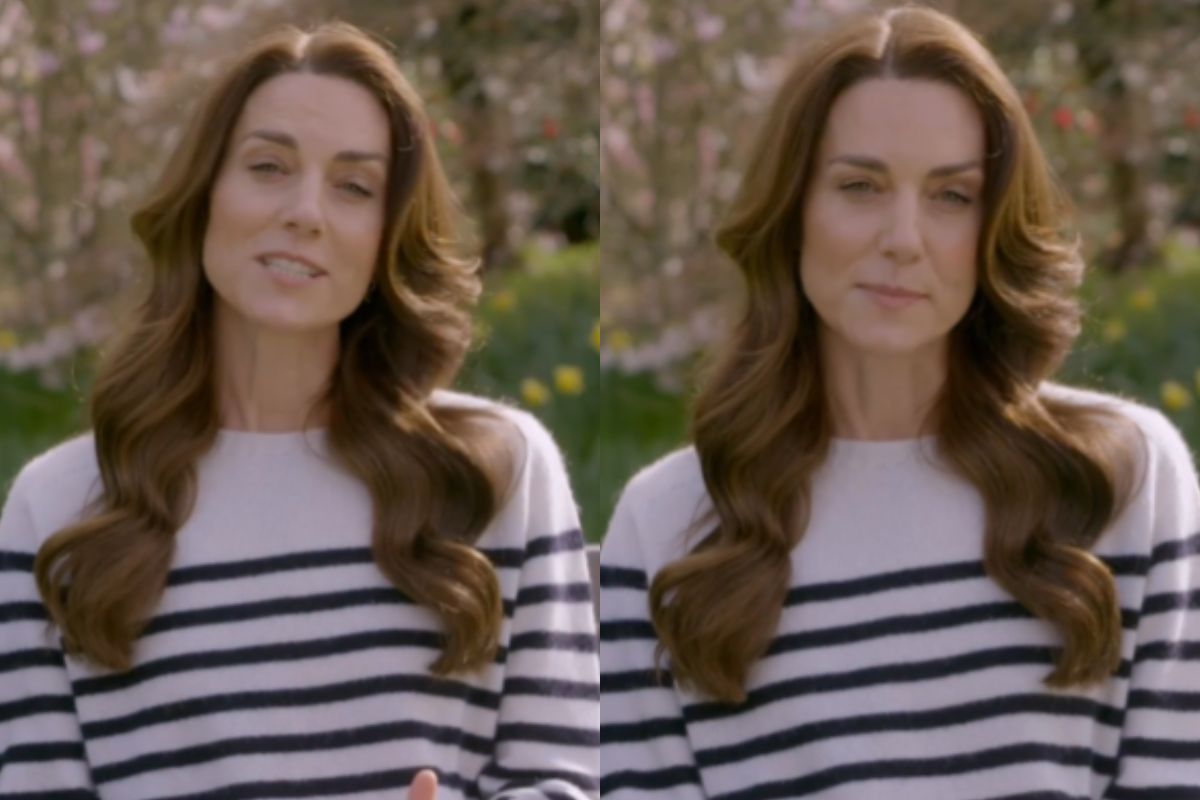 Kate Middleton em seu depoimento 