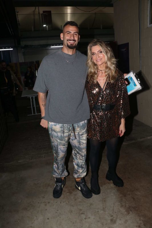 Nizam e Letícia Spiller no Lollapalooza