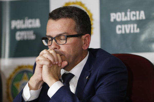 O chefe de Polícia Civil, delegado Rivaldo Barbosa
