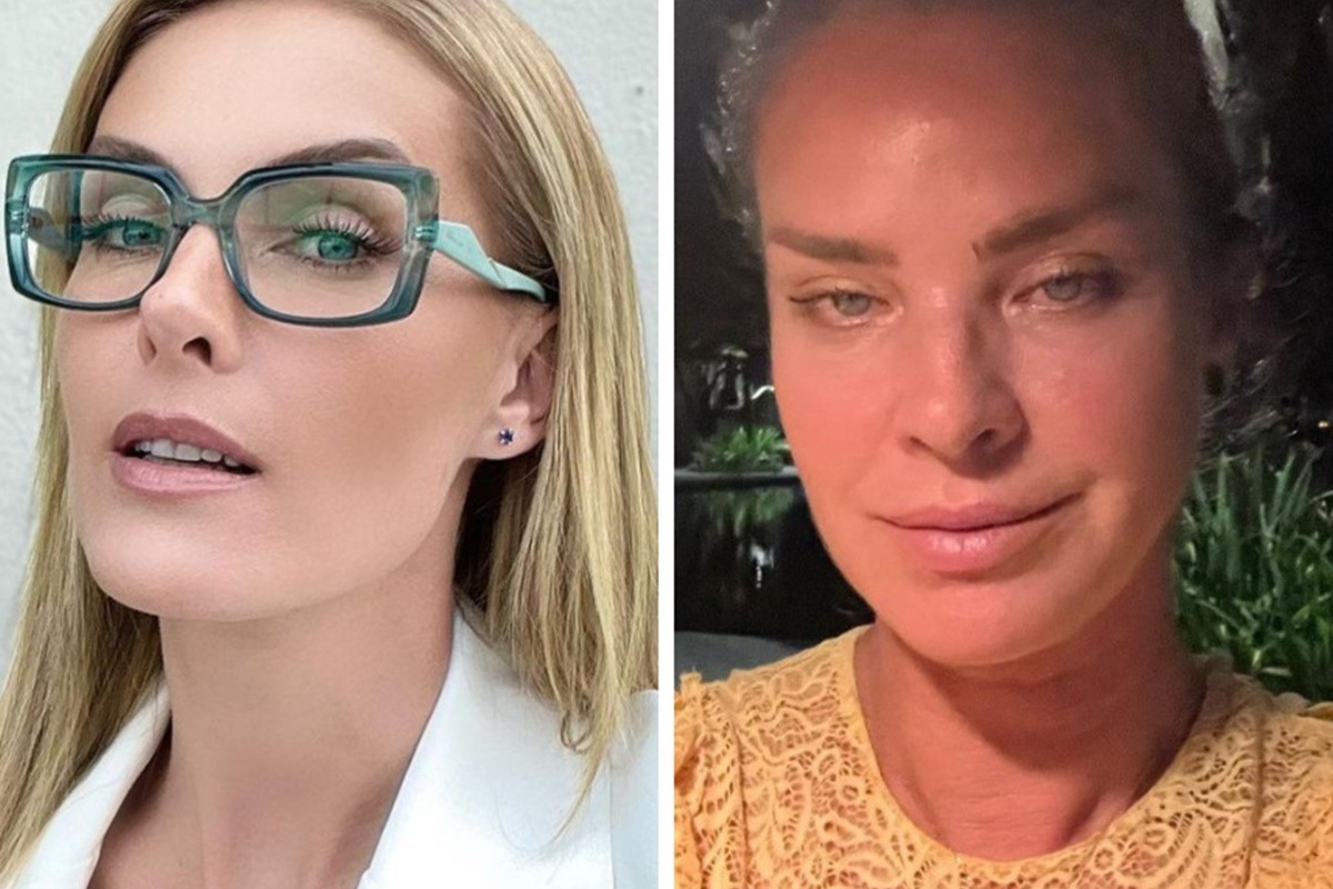 Montagem feita a partir de fotos das redes sociais de Ana Hickmann e Leticia Birkheuer - Metrópoles