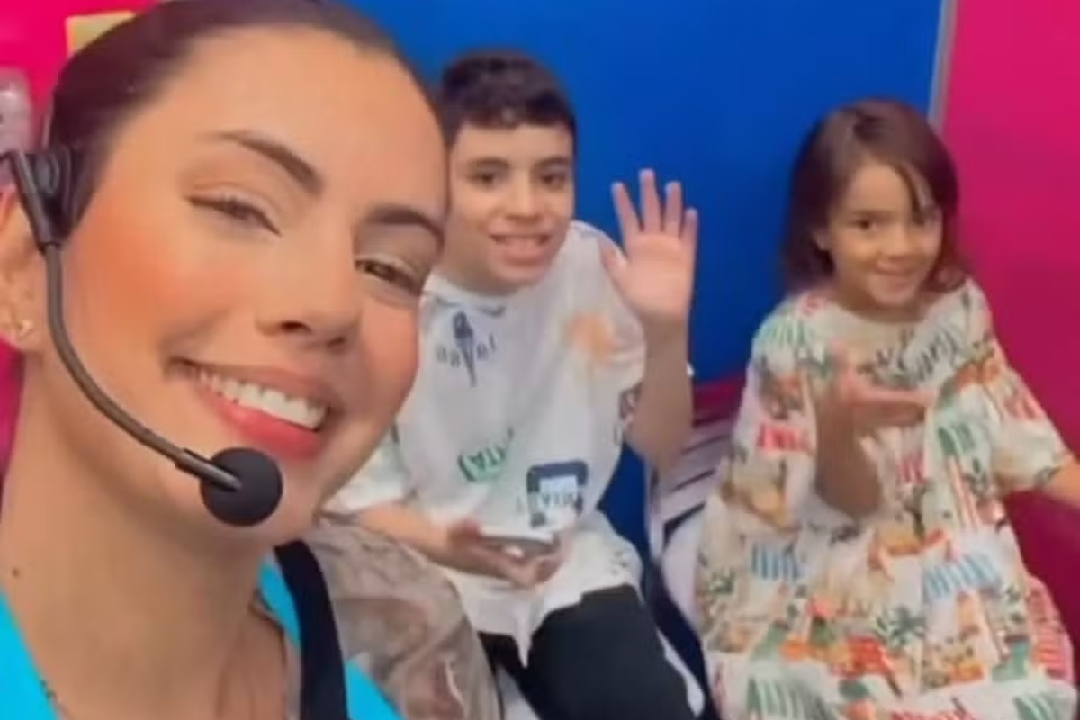 Vídeo: Fernanda se emociona ao reencontrar o filho