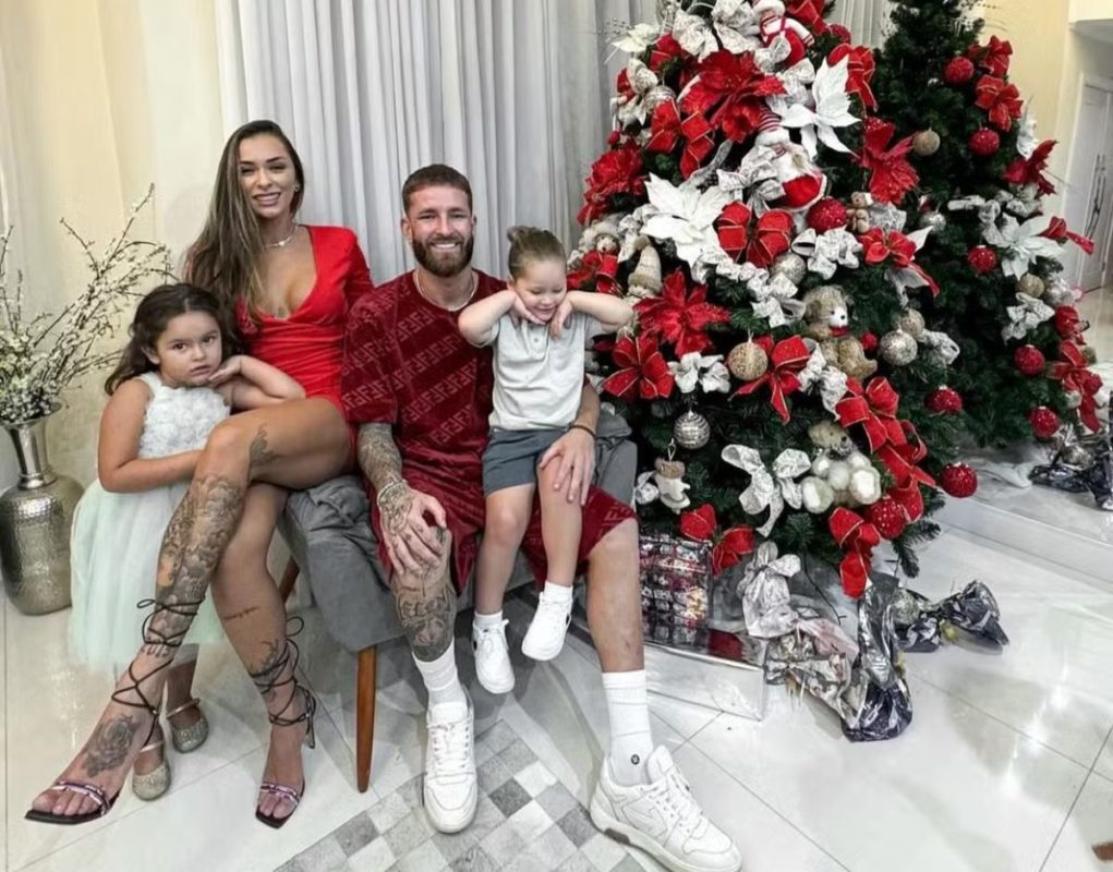 Tainá Castro e Léo Pereira no Natal