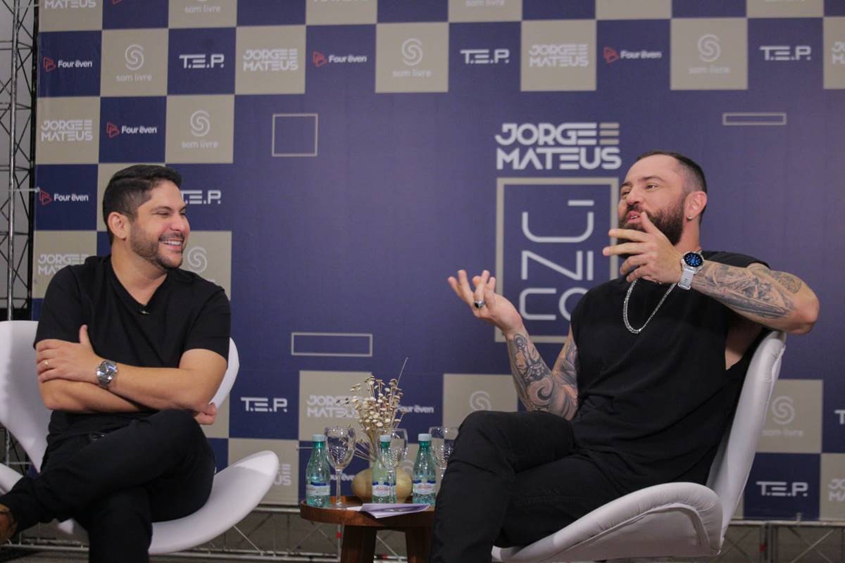 Foto colorida da dupla Jorge & Mateus - Metrópoles