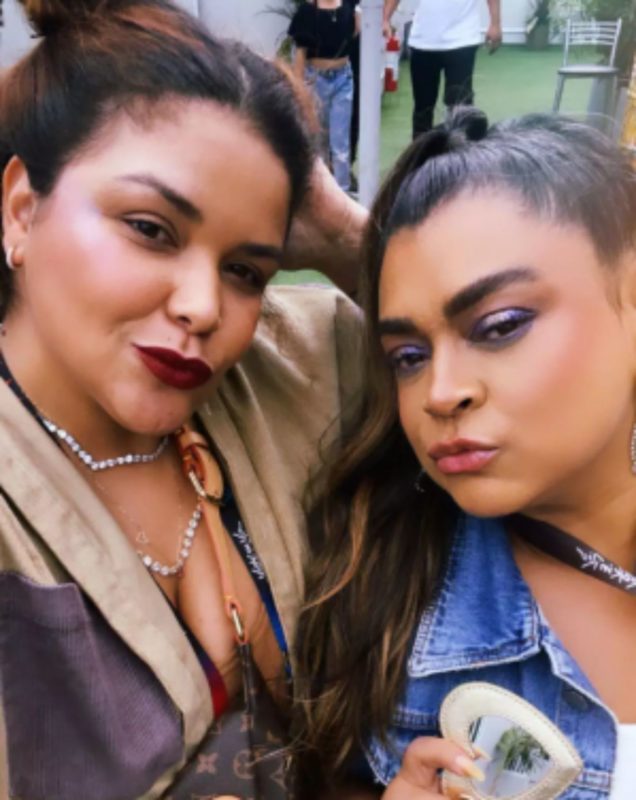 Preta Gil com a amiga, Jude Paulla