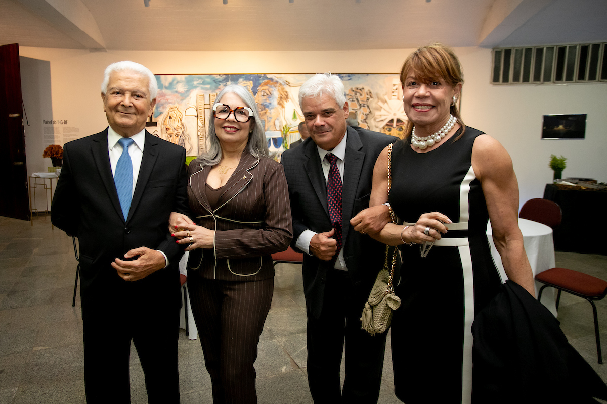 Paulo Castelo Branco, Presidente IHGB; Hélvia Paranaguá, Secretária de Educação do DF; Hugo Studart e Ana Claudia Veloso