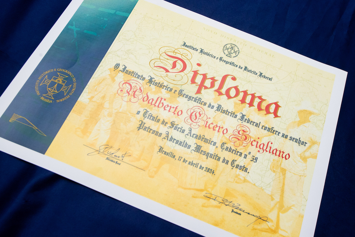 Detalhe do diploma