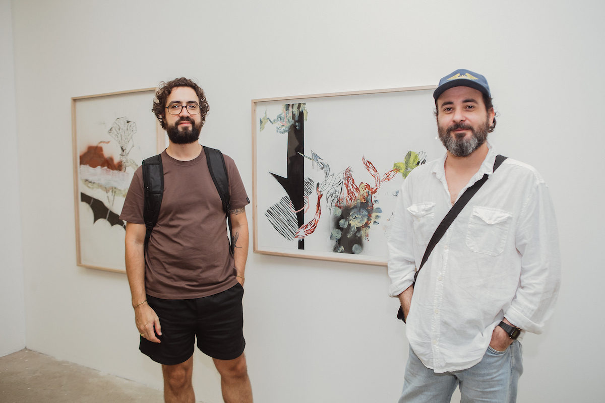 Paulo Whitaker e Virgílio Neto na Galeria Index