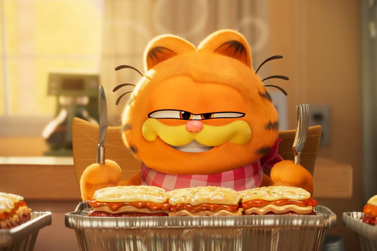 Imagem colorida do filme Garfield: Fora de Casa - Metrópoles