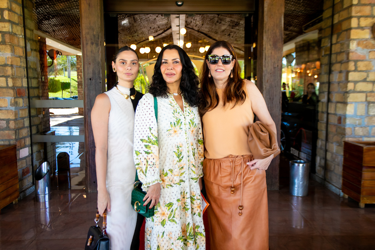 Raquel Jones, Claudia Meireles e Patrícia Pertence