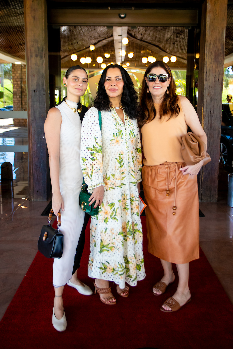 Raquel Jones, Claudia Meireles e Patrícia Pertence